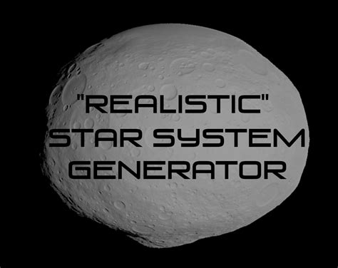 random solar system generator.